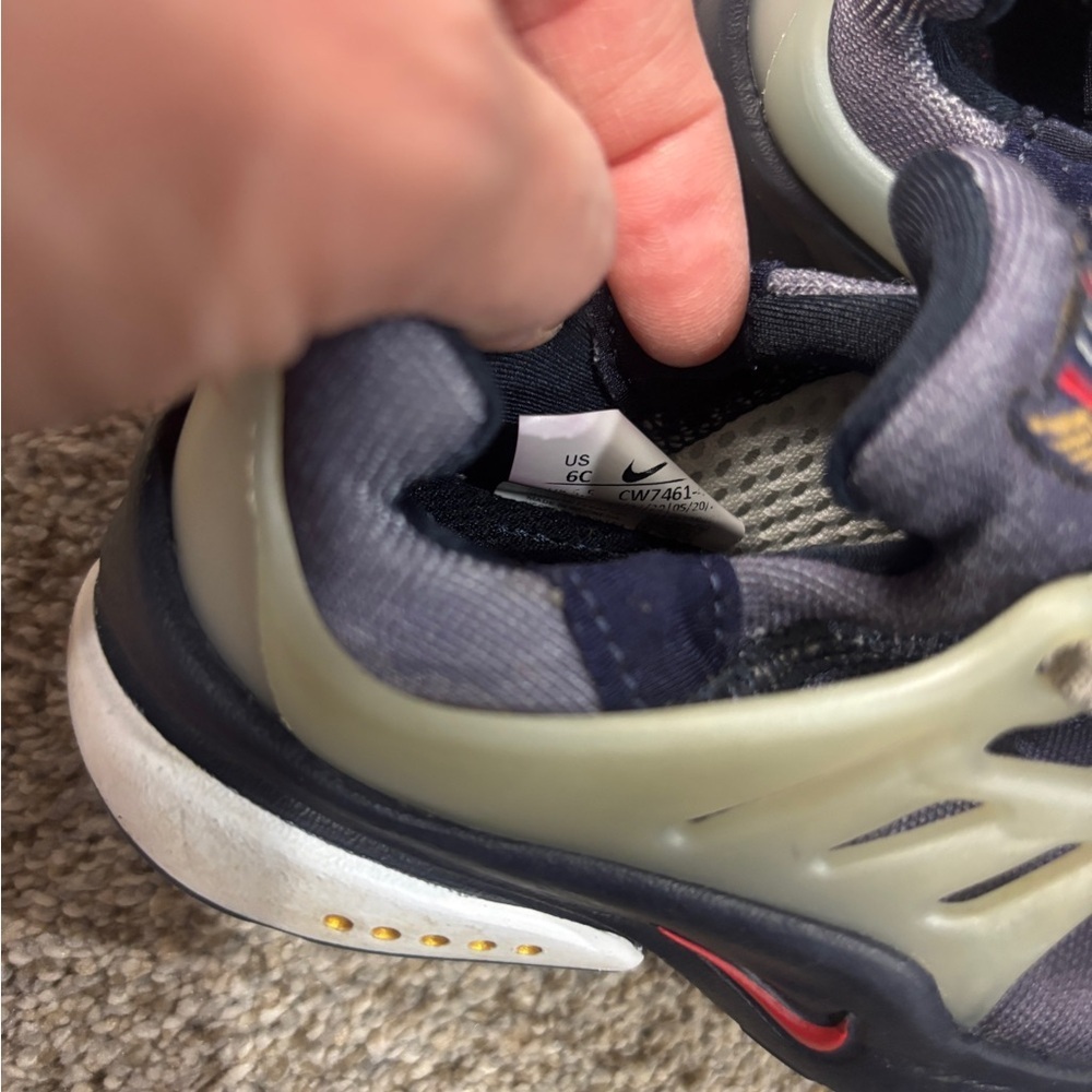NIKE PRESTO QS (TD) Toddler Boy Sneakers USA Patriotic Size 6C - Picture 9 of 11